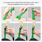 Massage Hammer Reset Aquipment, Chiropractic Adjustment Tools Hammer and Chisel Wedge Massager Wooden Tool