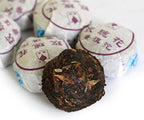 Puerh Tea Cake 40Pcs / 9.17oz 2015 Year Ripe Shu Red Rose Flower Flavored - Chinese Yunnan Puer Pu'er Pu-erh Tea - Mini Tuocha