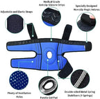 ABYON Adjustable Knee Brace for Men & Women - Maximum Support with Dual Side Stabilizers & Crossed Compression Straps for Meniscus Tear, ACL, MCL, LCL, Patella Injury and Post-Surgery Recovery - Please Check Sizing Video Before Buying