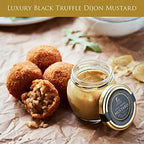 TruffleHunter - Black Truffle Mustard - Dijon Mustard - Gourmet Condiments - 6.34 Oz