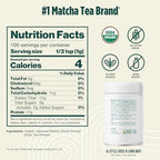 Jade Leaf Matcha Organic Ceremonial Grade Matcha Green Tea Powder - Barista Blend - 100% Pure Japanese First Harvest Green Tea for Lattes from Uji and Kagoshima, 100g / 3.53 Ounce (Pack of 1)