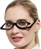 OCCI CHIARI Makeup Reading Glasses Flip Down Folding Cosmetic Readers for Women 1.0 1.5 2.0 2.5 3.0 3.5 4.0 5.0 6.0