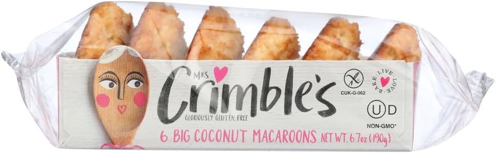 Mrs. Crimble's Coconut Macaroons 6.7 oz each (2 Items Per Order)
