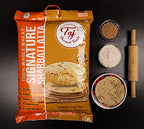 TAJ Signature Sharbati Atta 2-Pounds | Chakki Atta - Stone Ground 100% Whole Wheat Flour, Chappati Flour | No Mix