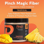 Pinch Magic Fiber & Shaker Combo | Prebiotic Fiber Supplement for Digestive Health, Keto, Vegan, Sugar-Free | Includes BPA-Free Shaker for Smooth Mixing & Travel | USA-Made | 28-Day Supply | 20 oz