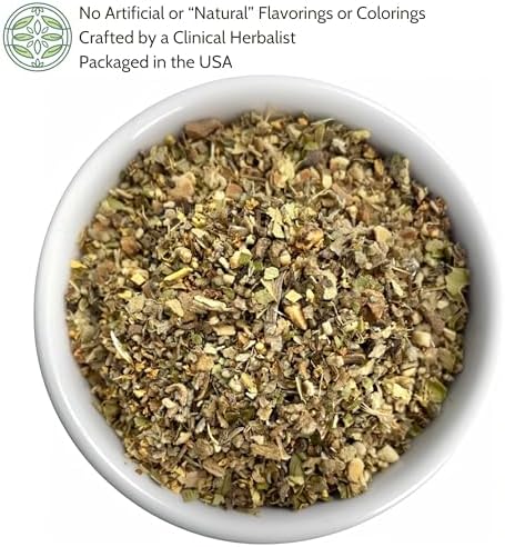 Elanen Naturals Organic Breathe Tea 4 oz. (113g), USDA Certified Organic Lung Tea for Bronchial Wellness and Smokers, Respiratory Blend, Gordo Lobo Herbs Loose Leaf, Mullein Detox Lungs, Cut & Sifted