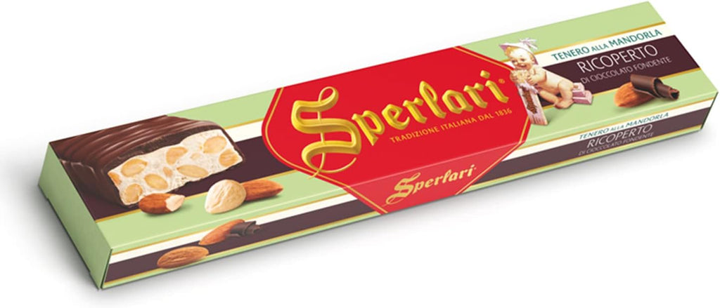 Sperlari Torrone Tenero Ricoperto di Cioccolato 250g