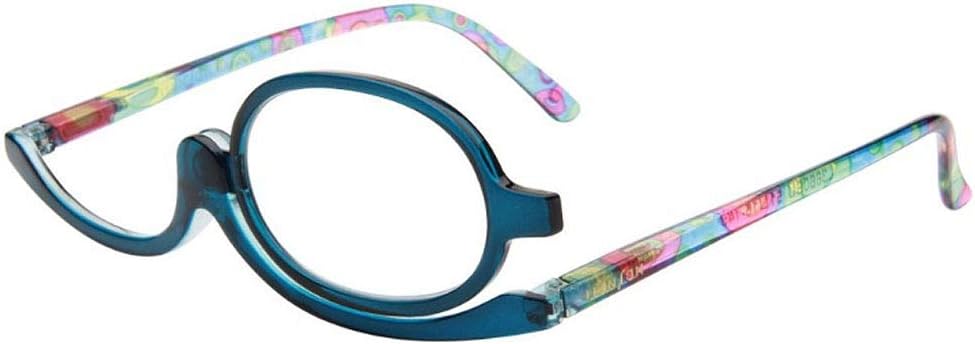 U Scinan Universal Presbyopic Glasses Flip-up Lens Make up Glasses Folding Magnifying Reading Eyeglasses+1.0~+4.0