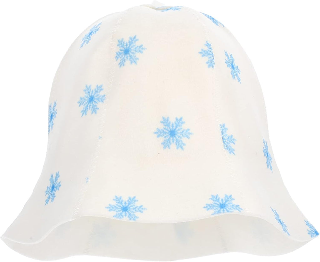 COHEALI Sauna Hat Vaporarium Hat Russian Banya Cap Indoor Sauna Felt Hat Vaporarium Hat Natural Wool Embroidered Hat