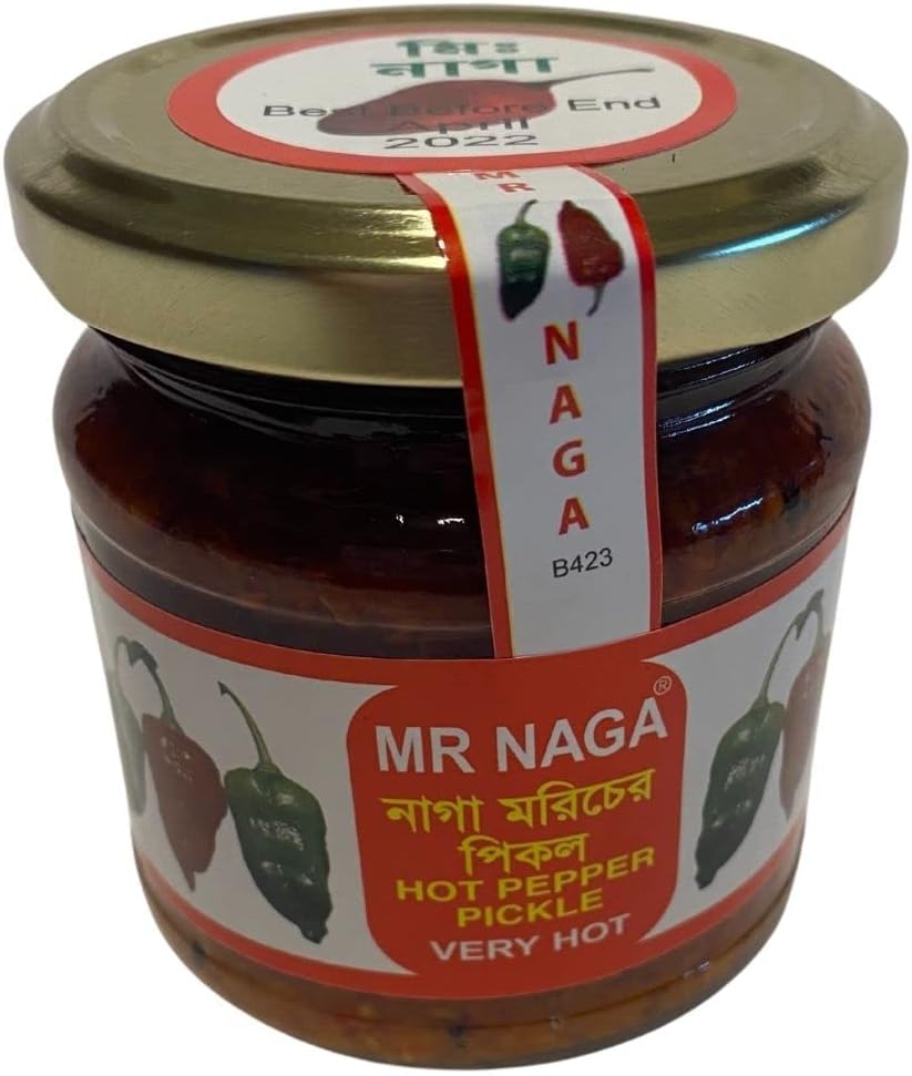 Mr Naga Hot Pepper Pickle 190g