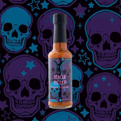 Big Ginger Sauce Co Naga Bomb Ghost Edition Hot Sauce Chilli Pepper Sauce Bottle 150ml