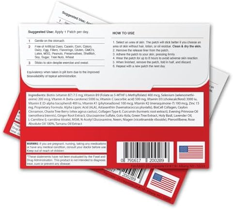 PatchAid Biotin Plus Topical Patch 30-Day Supply