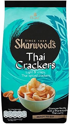 Sharwood's Thai Spiced Crackers Ready to Eat (60g) - Pack of 6