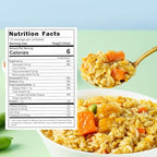 Hethstia Konjac Rice, 12 Packs Low Carb Shirataki Rice, Keto, Vegan, Gluten-Free, Sugar-Free, Low Calorie, 0 Fat, Ready-to-Eat Healthy Food & Holiday Gifts