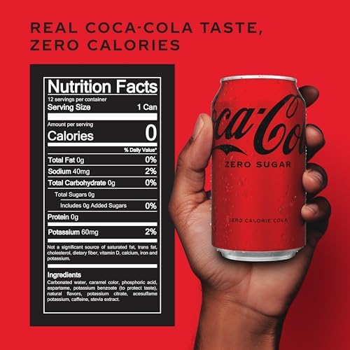 Coca-Cola Zero, 12 fl oz, 12 Pack