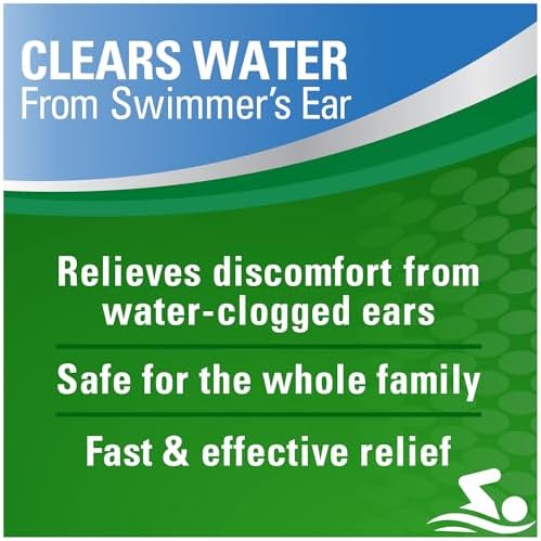 Debrox Swimmer’s Ear Drops with Isopropyl Alcohol, Ear Drying Drops for Adults and Kids, 1 Fl Oz
