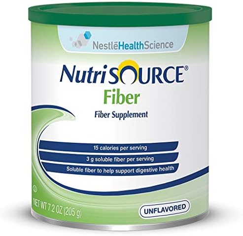 Oral Supplement Nutrisource Fiber Unflavored 7.2 Oz. Can Powder Sold By Each