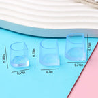 Ximimark 30pcs Silicone High Heel Protectors, Anti-Slip Stiletto Dance Heel Covers, Shoe Care Stoppers for Latin Dancing（L+M Size）