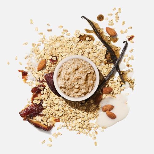 MUSH Overnight Oats - Vanilla Bean - Good Source of Fiber, Non-GMO, Dairy Free, Gluten Free, 5oz