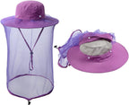 Bee Keeping Beekeeper Veil hat gnats Insect Bug Mosquito Hats Fishing Gardening Cap with Head net Netting mesh Hood
