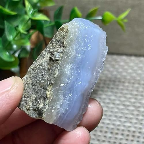 50-80g Natural Blue Chalcedony Agate Raw Stone Quartz Specimens