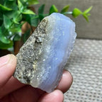 50-80g Natural Blue Chalcedony Agate Raw Stone Quartz Specimens