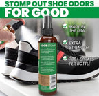Uncle Todd's Shoe Deodorizer Spray - Proven & Powerful Enzyme Formula Spray for Shoe Odor Elimination in All Footwear (Mountain Fresh)