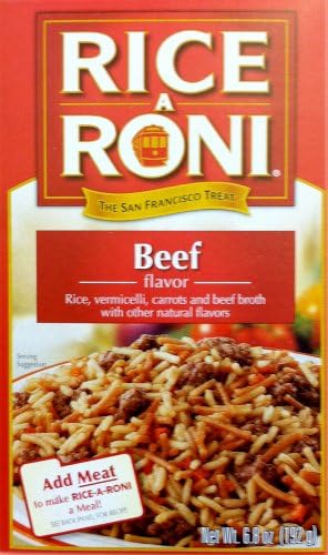 Rice-A-Roni BEEF Flavor 6.8oz (8 pack)