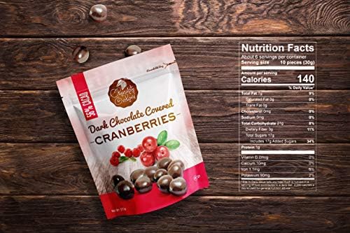 Chocolate Orchard Dark Chocolate Covered Cranberries - 6oz