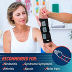 FEATOL Wrist Brace Hand Brace, Carpal Tunnel Wrist Splint Night Support for Women Men, Pain Relief Support -Tendonitis, Arthritis, Sprain, Left Hand, Small/Medium