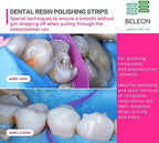 BELEON Dental Polishing Strips - Tooth Polisher Dental File for Teeth Sanding Grinding Deep Teeth Cleaning Tool Tooth Polish Abrasive Strip Oral Care Cleaning Tool - Medium 1 Roll 4mm x 6M