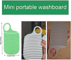 3 Pack Mini Washboard Portable Hand-held Wash Board for Underwear Delicates Laundry Scrubbing Spotless Clothes Washing Outdoor Indoor Kitchen Home Household