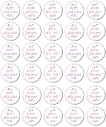 Custom Cupcake Topper Edible Image Your Own Cake Birthday Customize Party Personalized Uncut (1.5 inches 30/sheet)