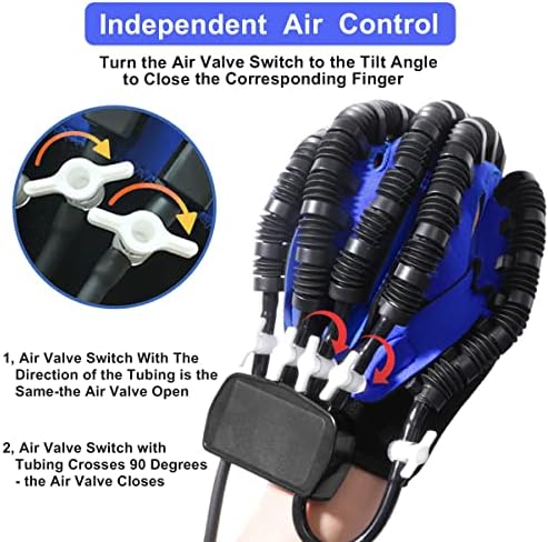 Rehabilitation Robot Gloves,Stroke Hemiplegia Hand Recovery Equipment,Hand Exerciser Aids,Rehab Robotic Glove