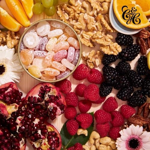 Cavendish & Harvey | Mixed Fruit Hard Candy Drops | 5.3 Ounce Tin