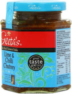 Geeta's Lime & Chilli Chutney (310g) - Pack of 6