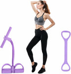 SZ Resistance Band Set – 2 Piece Figure 8 Resistance Band & Pedal Resistance Tubes for Full Body Workout, Arms, Back, Abs & Stretch Training