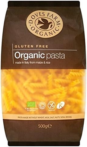 Doves Farm Gluten Free Organic Pasta Fusilli 500g - Pack of 6