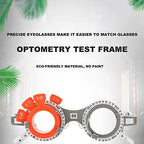 52/54/56/58/60/62/64/66/68/70mm PD Optical Optometry Trial Frame Trial Lens Frame Eyeglasses Optician Equipment 10 Pieces(Color:Grey,Size:a Set)