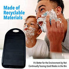 Razor Blade Sharpener and Cleaner,Slide Cleaning Care of Shaver Trimmer and Shaver,Black
