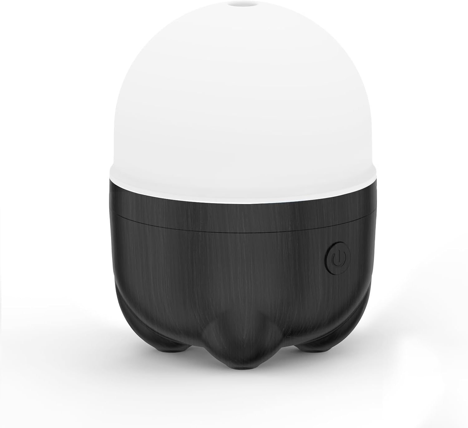 150ML Cordless Battery Operated Essential Oil Diffuser, Portable Rechargeable Diffuser with 7 LED Color ChangingLights （Dark Wood）