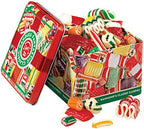 Hammond's Candies - Old Fashioned Holiday Classics Mix Hard Candy in Decorative Tin, Includes Assorted Ribbon, Pillow, & Hard Candies, Handcrafted in the USA
