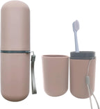 Travel Toothbrush Case, Toothbrush Holder Travel Case Portable Toothbrush Travel Container for Bathroom Travel School Business Camping Toothbrush Case for Traveling