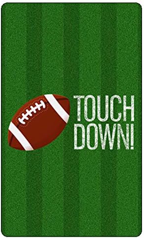 60 Sports Football Miniature Candy Bar Wrapper, Mini Candy Bar Stickers for Birthday Party, Baby Shower, Wedding, Graduation, or Any Family Event Decorations, Candy Not Included. Made in USA