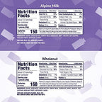 Milka European Chocolate Bars Variety Pack, Alpine Milk Chocolate & Wholenut Hazelnut Chocolate, 10 - 3.52 oz Bars