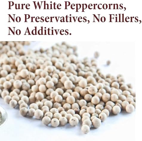 The Spice Way White Peppercorns - 4 oz
