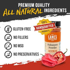 Lane’s Habanero Powder, 7.5 oz - Hot & Spicy Ground Habanero Pepper Powder Seasoning Blend with Chili de Arbol & Black Pepper, All-Natural, Gluten-Free, No MSG - Great for Rubs, Sauces & Marinades