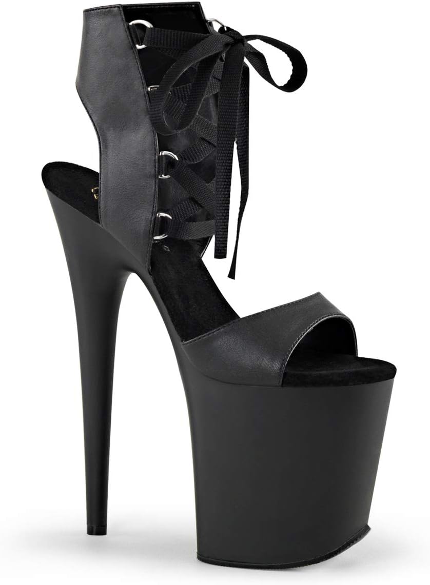 Pleaser Women's FLAM800-14/BPU/M Platform dress Sandal