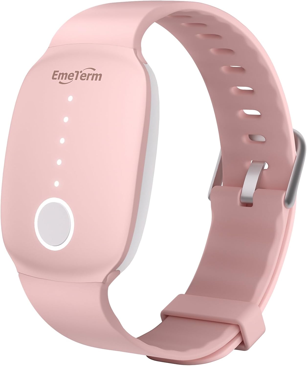 EmeTerm Fashion FDA-Cleared Relieve Nausea Electrode Stimulator Morning Sickness Motion Travel Sickness Vomit Relief Rechargeable No Gel Drug Free Wrist Bands Without Side Effects