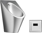 304 Stainless Steel Male Urinal,Wall Mounted Adult Automatic Sensor(Silver)